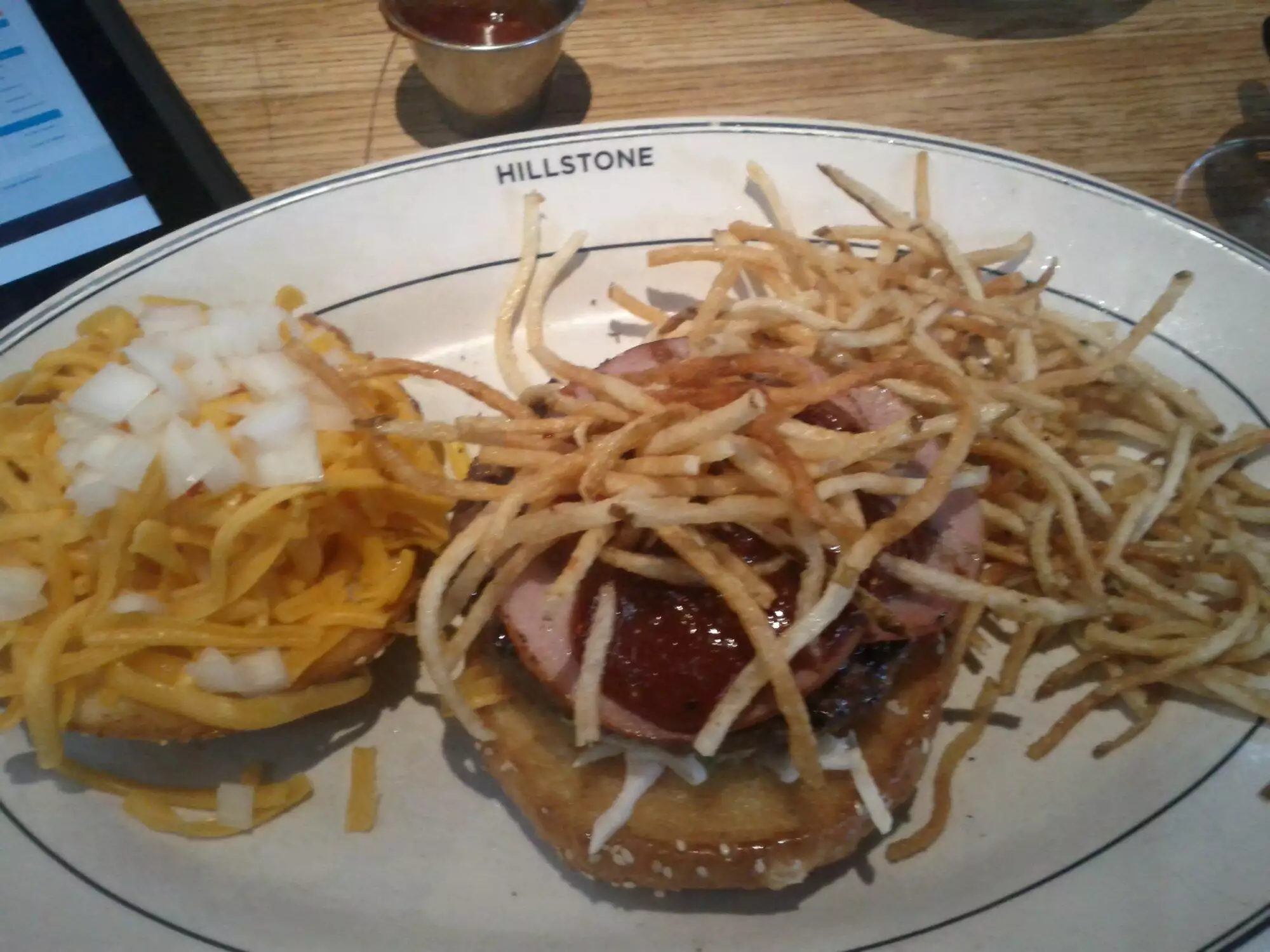 burger at Hillstone in Coral Gables