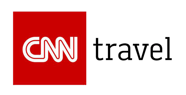 Cnn travel logo on a green background featuring Group Tours.