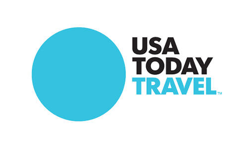 Usa today travel logo featuring Miami Food Tours on a white background.