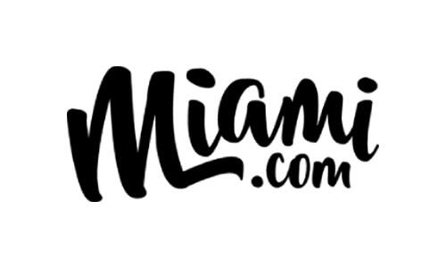 Miami com logo on a white background. Miami Food Tours