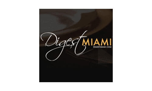 Miami Food Tours logo on a black background.