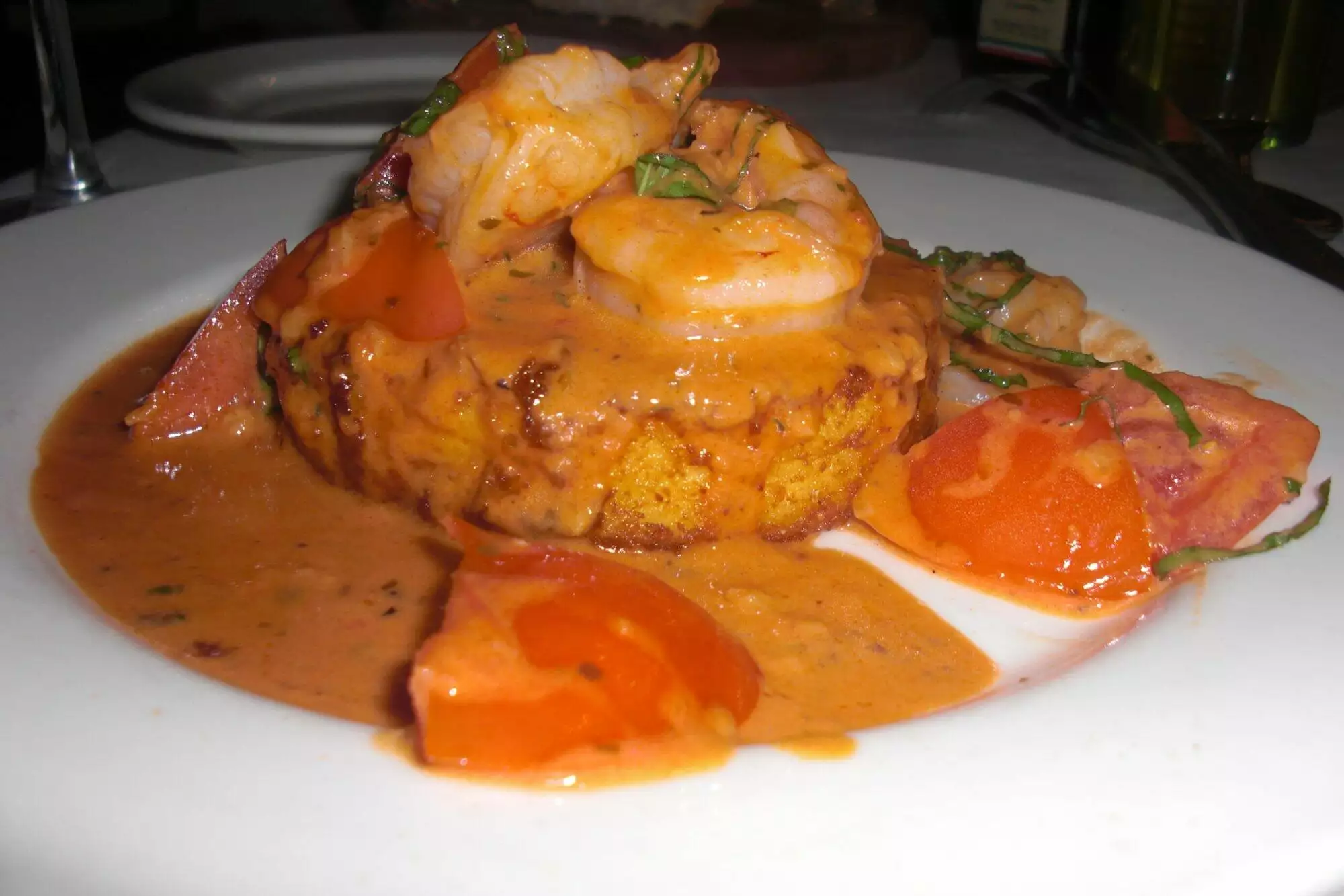 miami Soyka restaurant, shrimp with polenta