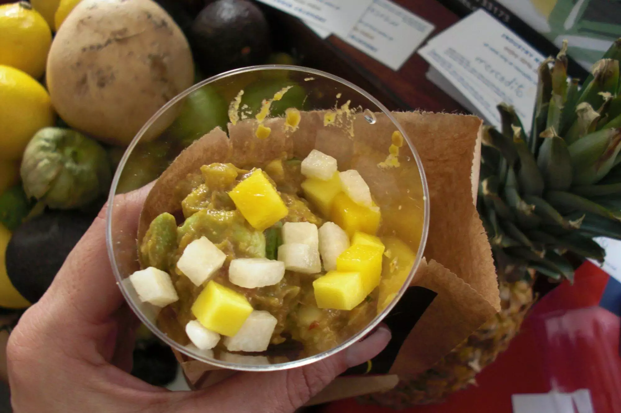 avocado pineaple at ninth annual Food Network South Beach Wine and Food Festival