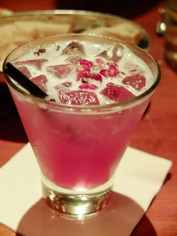 Mezcal cocktail