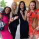 A group of women on a Miami Food Tour posing for a picture.